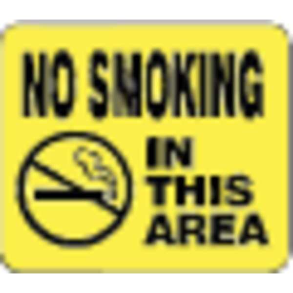 Acrylic Sign, No Smoking In This Area