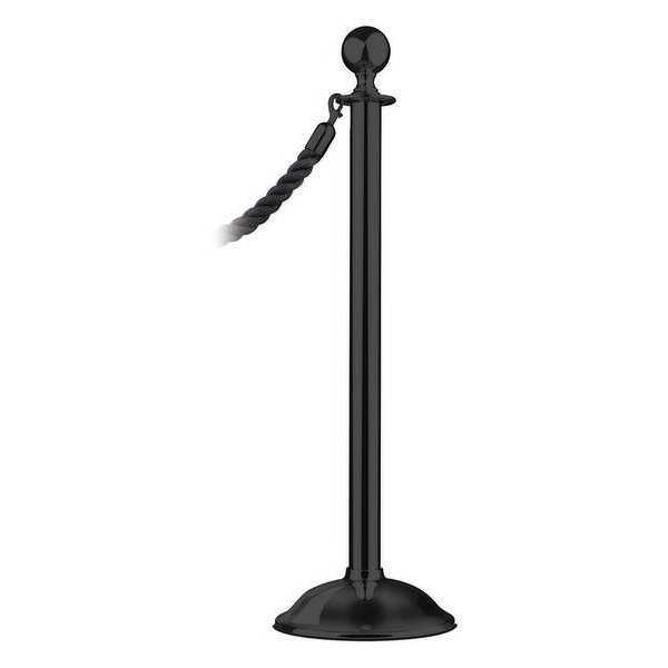 Sphere Top Post, Traditional, Satin Black