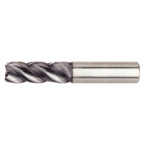 End Mill, AlTiN, 0.4375 in Millng Dia, 4V05