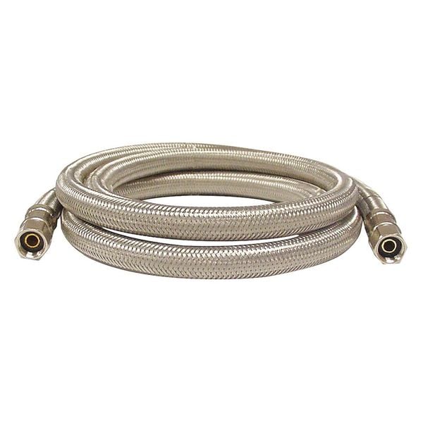 Supply Line, 120 in. L, 1/4 in. Stop Intel