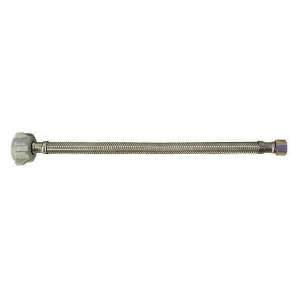 Supply Line, 9 in. L, 3/8 in. Stop Intel