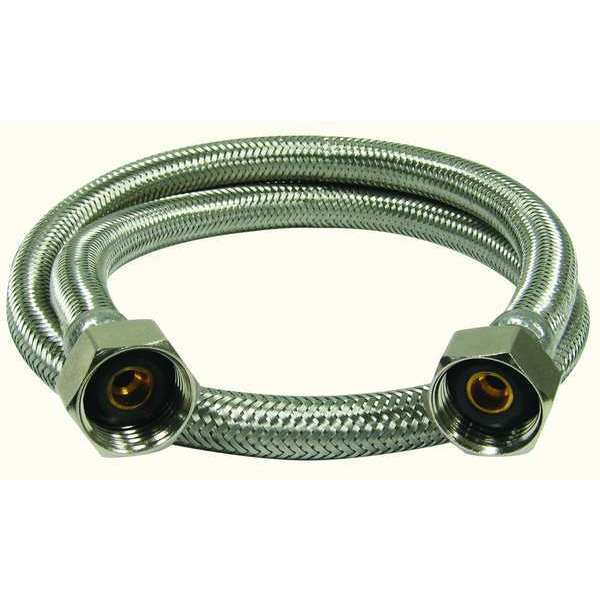 Supply Line, 20 in. L, 1/2 in. Stop Outlet