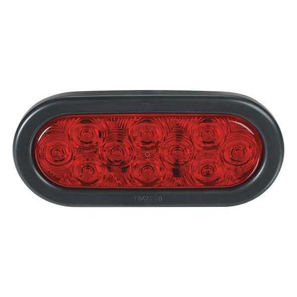 Stop-Turn-Tail Lamp, LED, Red, 6-13/32 in L