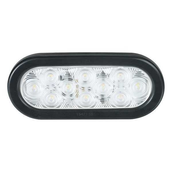 Back Up Lamp, LED, Clear, 6-13/32 in. L