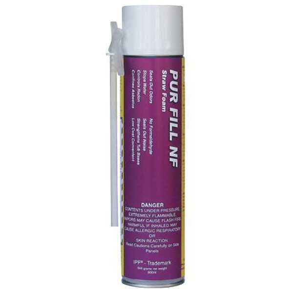 Multipurpose/Construction Spray Foam Sealant, 24 oz, Aerosol Can, Yellow, 2 Component