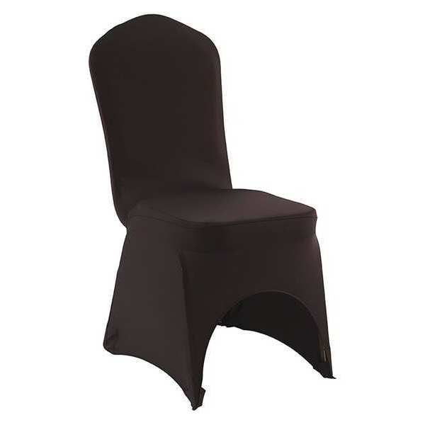Stretch Fitted Banquet Chair Cover, Black