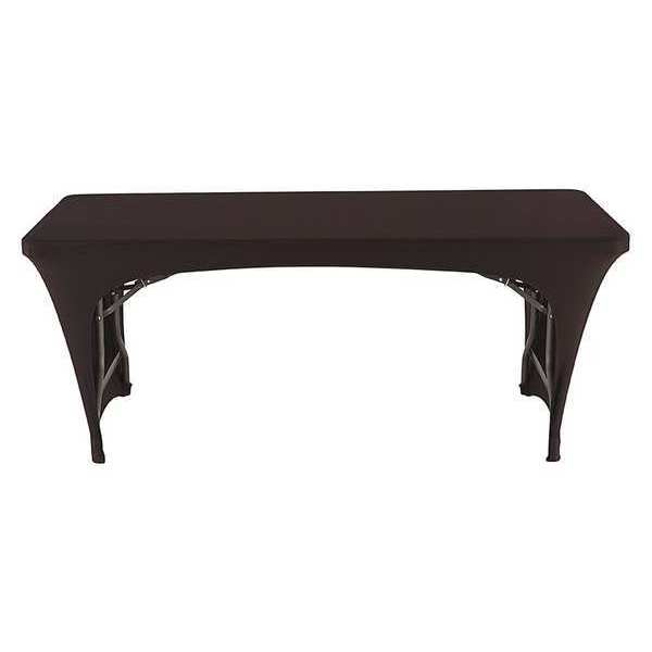 Stretch Fitted Table Cover, Black