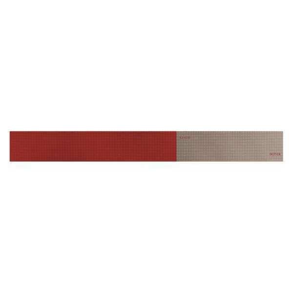 Reflective Tape, Red/White, 18 in.L, 2 in.W