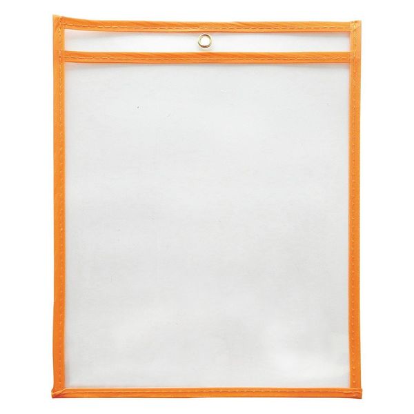Shop Ticket Holder, Orange, 12 in. W, PK15