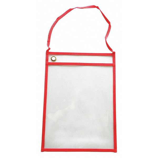 Shop Ticket Holder, Red, 12 in. W, PK25