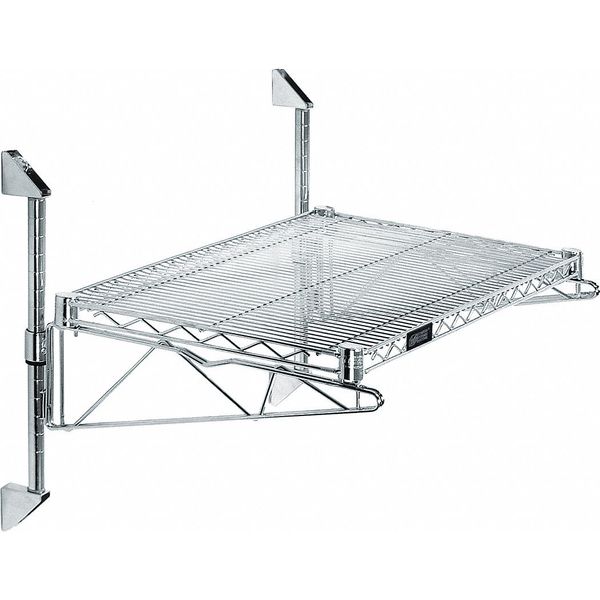 Stainless Steel Wire Wall Shelf, 14