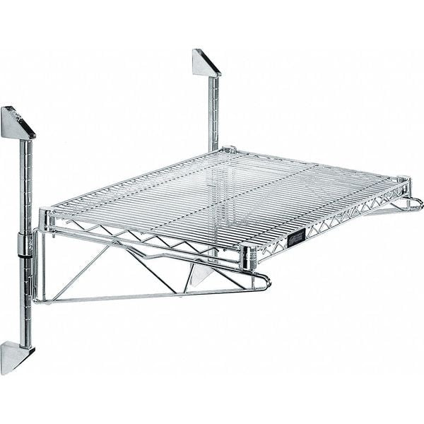 Stainless Steel Wire Wall Shelf, 18