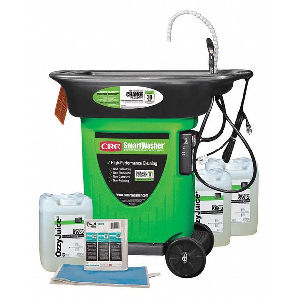Parts Washer, 15 gal.Drum, 400lb.Load