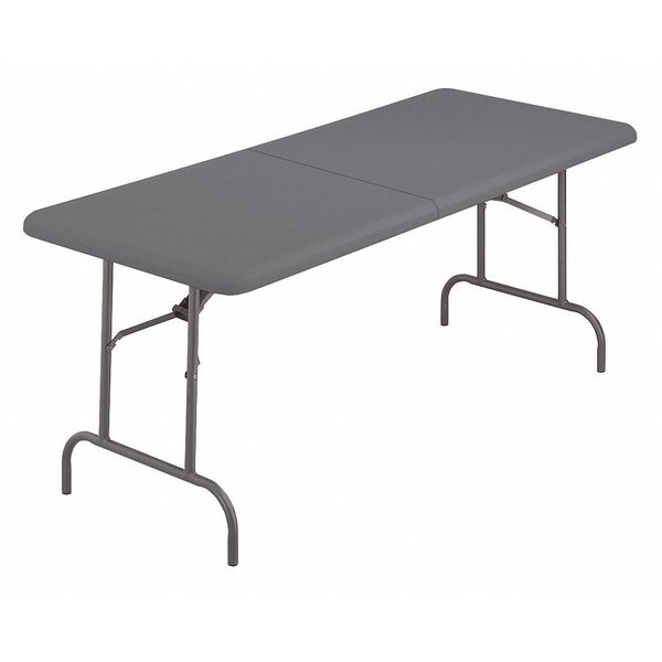 Rectangle IndestrucTableÃÂ® Classic Folding Table, Charcoal - 30