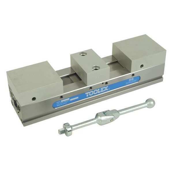 Vise, Double Station with Soft Jaw, 4 in H