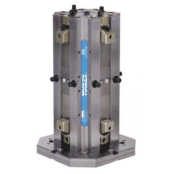 Vise, 8 Station, 22-21/32 in. H, Precision
