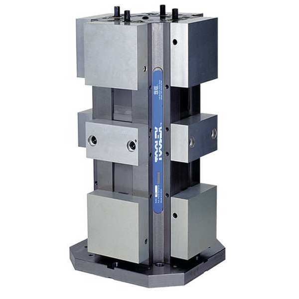 Vise, 8 Station with Soft Jaw, Ground