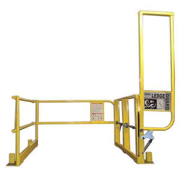 Mezzanine Pivot Safety Gate, Steel, 44in H