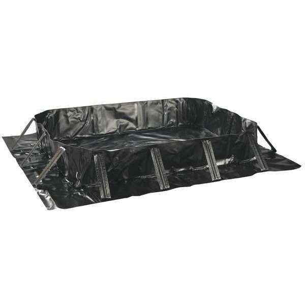 Spill Berm, 5 ft.Lx10 ft.Wx1ft.H, Black