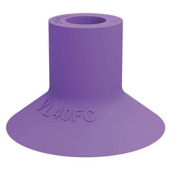 Suction Cup, Purple, 40mm Dia., 27mm H, PK5