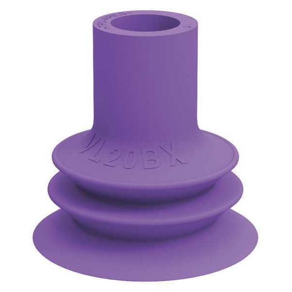 Suction Cup, Purple, 20mm Dia., 20mm H, PK5