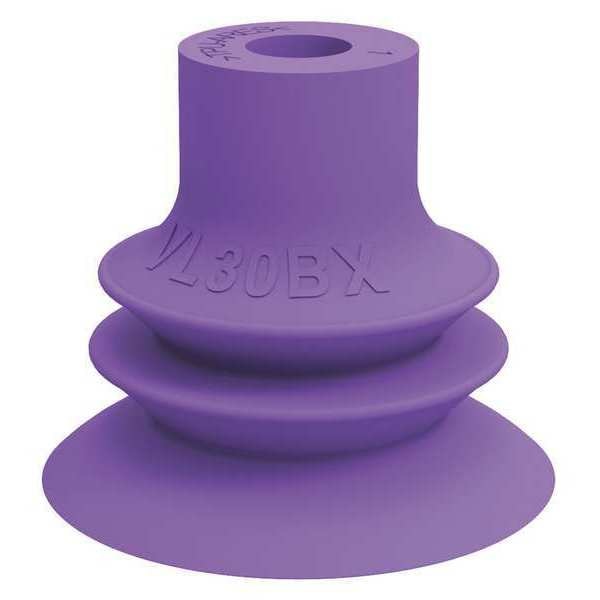 Suction Cup, Purple, 30mm Dia., 26mm H, PK5