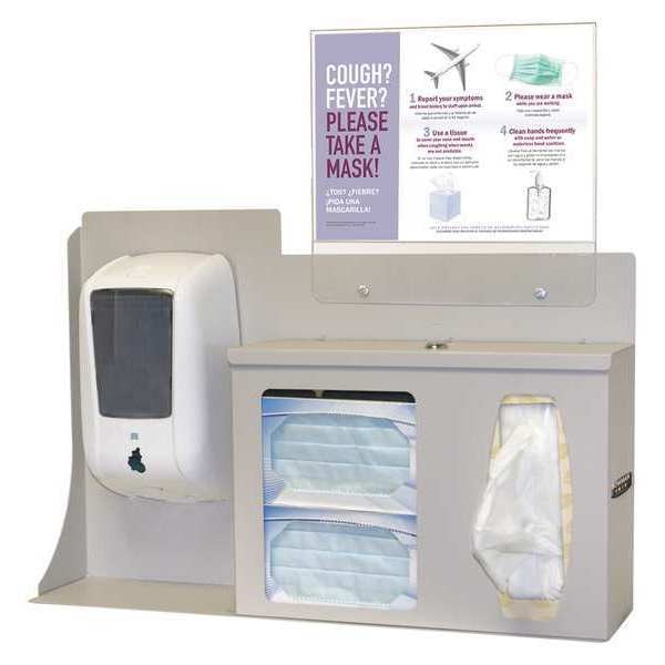 Respiratory Hygiene Station, 21-59/64in.H
