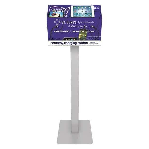 Cell Phone Chgng Station, 54in.H x 18in.W
