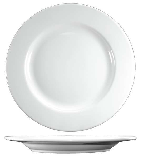 Round Plate, White, 14x14 In