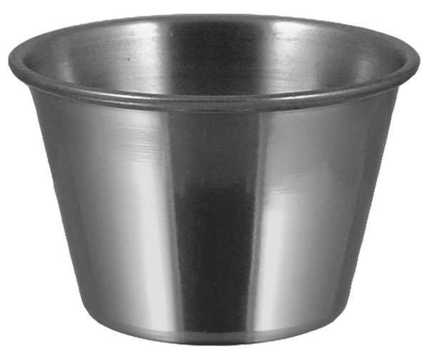 Sauce Cup, 2.5 oz, Silver, Pk12