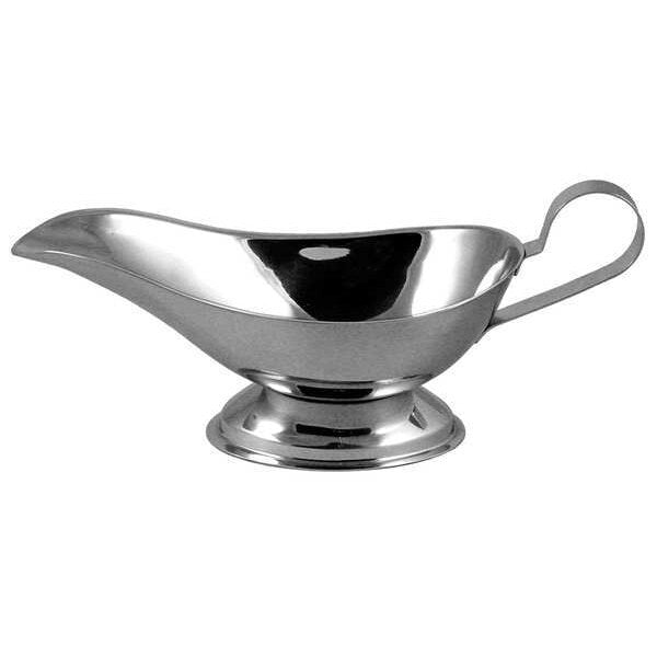 Gravy Boat, 10 oz, Silver, Pk12