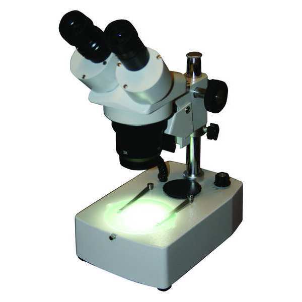 Dual Mag Stereo Microscope, 6-1/2in W, LED