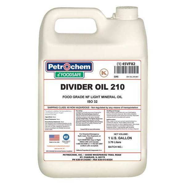 Food Grade Divider Oil 210, 1 Gal.