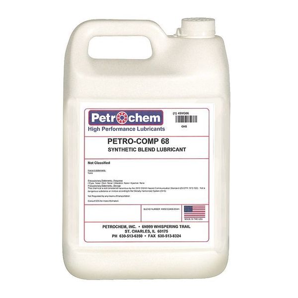 Compressor Oil, 1 gal., Jug, Mineral Oil