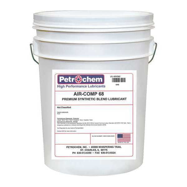 Compressor Oil, 5 gal., Pail, Synthetic Oil