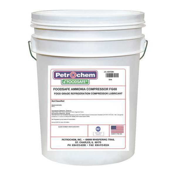 Compressor Oil, 5 gal., Pail, Mineral Oil
