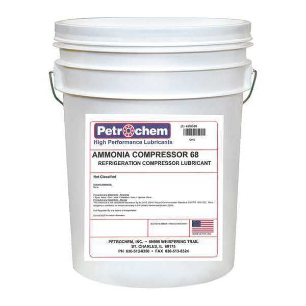Compressor Oil, 5 gal., Pail, Mineral Oil
