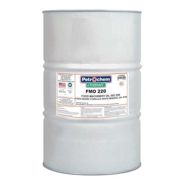 55 gal Hydraulic Oil Drum 220 ISO Viscosity, 50 SAE
