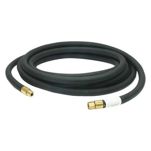 Airline Hose, 25 ft. L x 1/2in. D, PVC