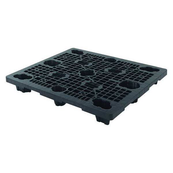 Recycled High Density Polyethylene Pallet, 48 in L, 40 in W, 5 3/4 in H