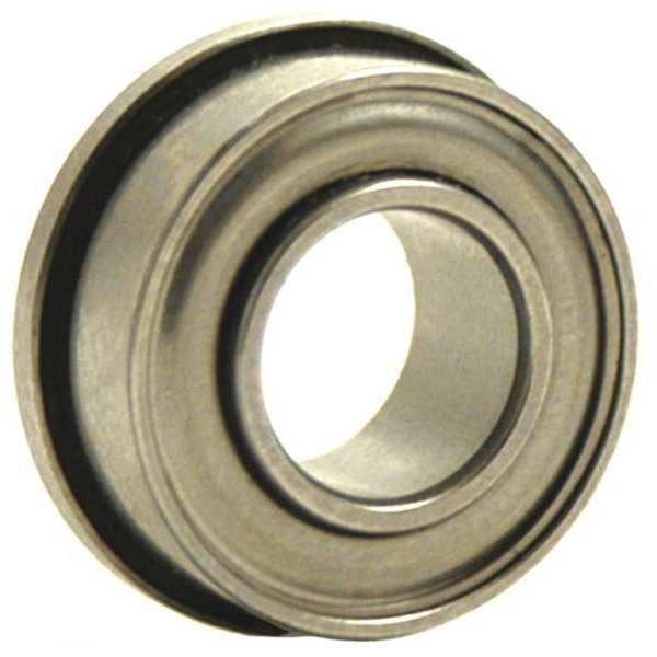 Ball Bearing, 0.1875in Dia, 61 lb, Flanged