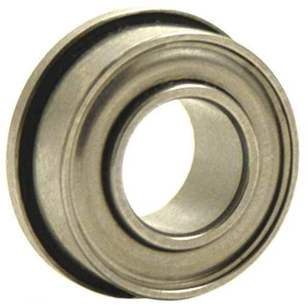 Ball Bearing, 0.2500in Dia, 139 lb, Flanged