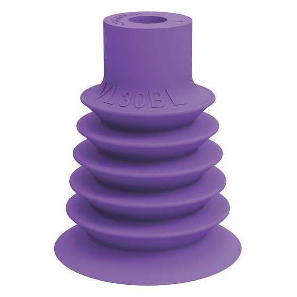 Suction Cup, Purple, 30mm Dia., 37mm H, PK5