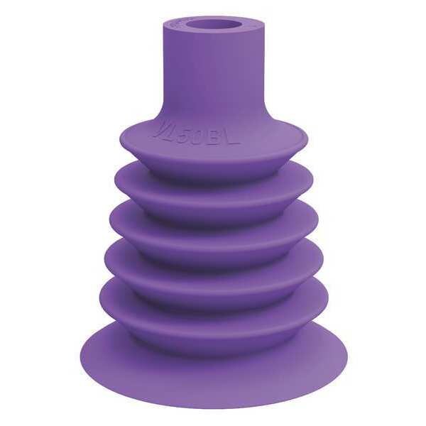 Suction Cup, Purple, 50mm Dia., 63mm H, PK5