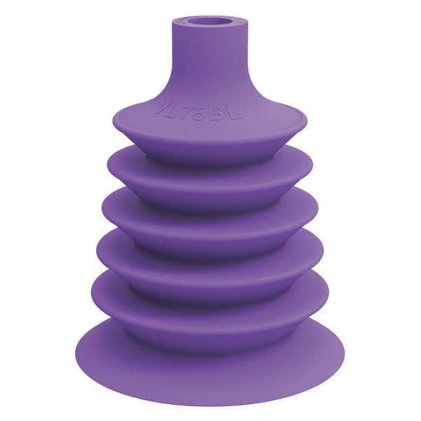 Suction Cup, Purple, 75mm Dia., 93mm H, PK5