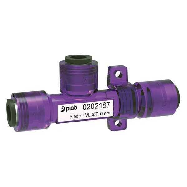 Vacuum Ejector, Inline, 31.5mm H, 6mm