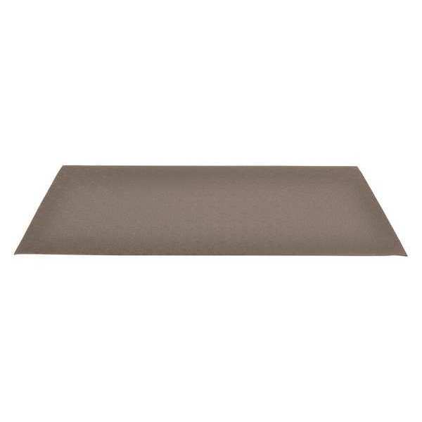 Antifatigue Mat, Black, 4 ft. L x 2 ft. W, PVC Foam, Pebble Surface Pattern, 1/2