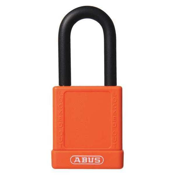 Lockout Padlock, KD, Orange, 1-3/4