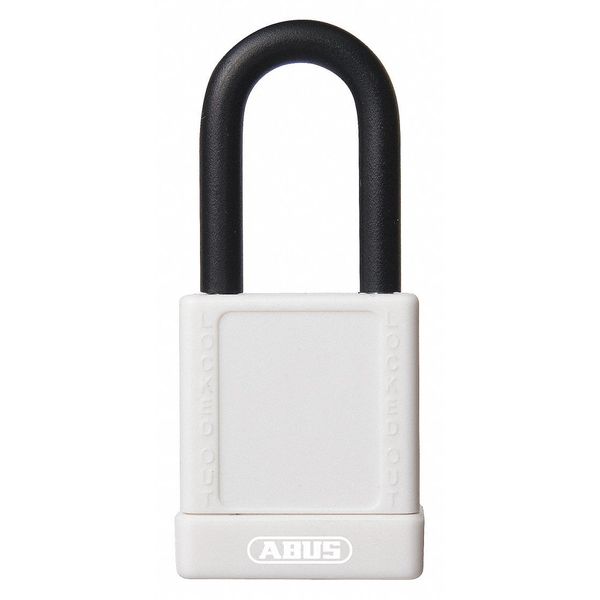 Lockout Padlock, KA, White, 1-3/4