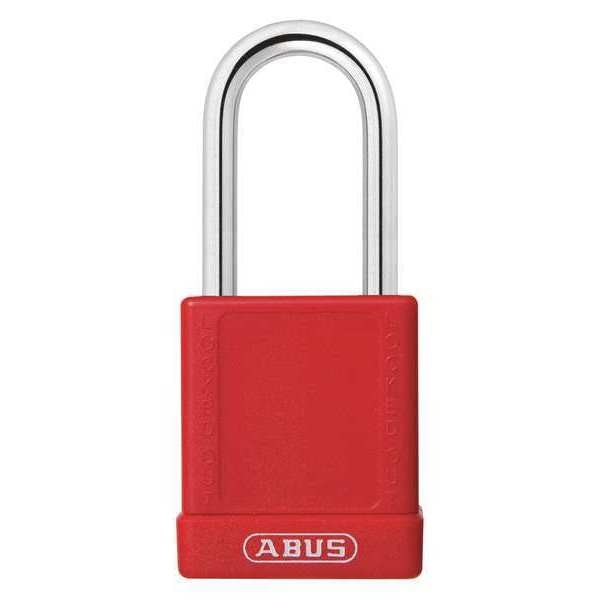 Lockout Padlock, KD, Red, 1-3/4